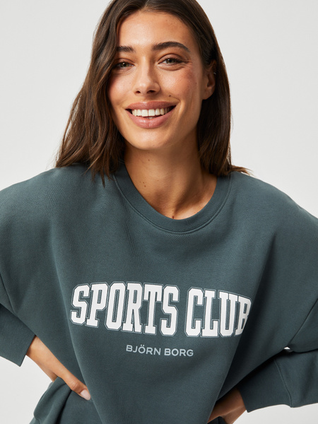 Björn Borg Ace Boyfriend Crew Grøn, XXL