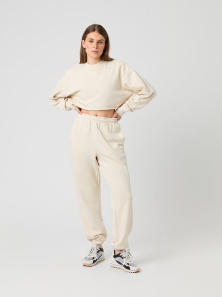 Björn Borg Studio Oversized Sweatpants Hvid, XS