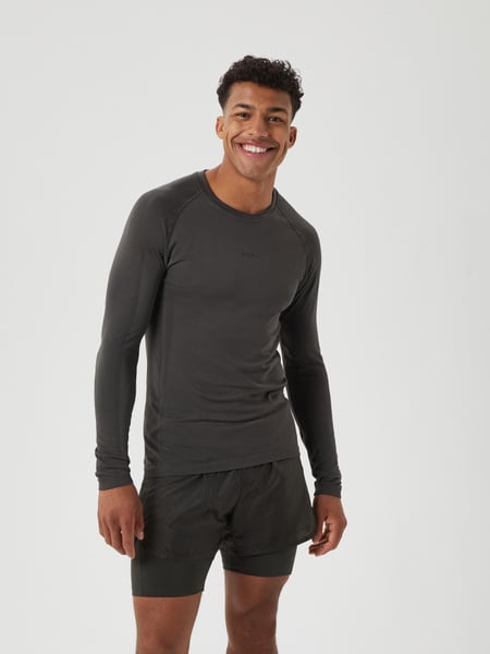 Björn Borg Borg Running Seamless Ls T-shirt Grøn, S