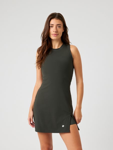 Björn Borg Ace Ribbed Dress Grøn, XS