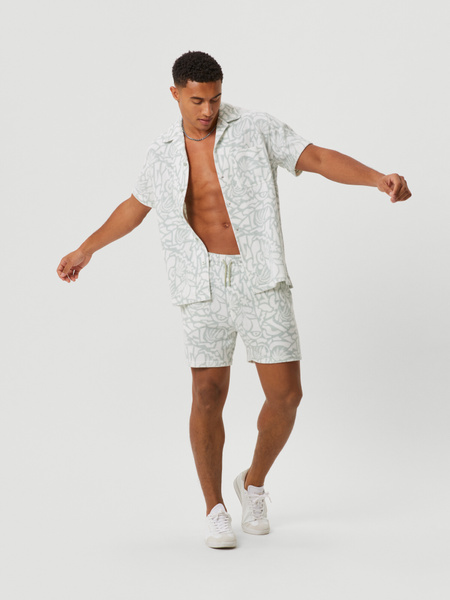 Björn Borg Borg Toweling Pool Shorts Grå, L