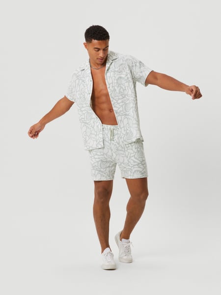 Björn Borg Borg Toweling Pool Shorts Grå, XL