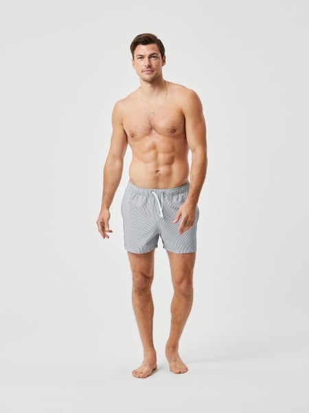 Björn Borg Borg Seersucker Swim Shorts Grå, S