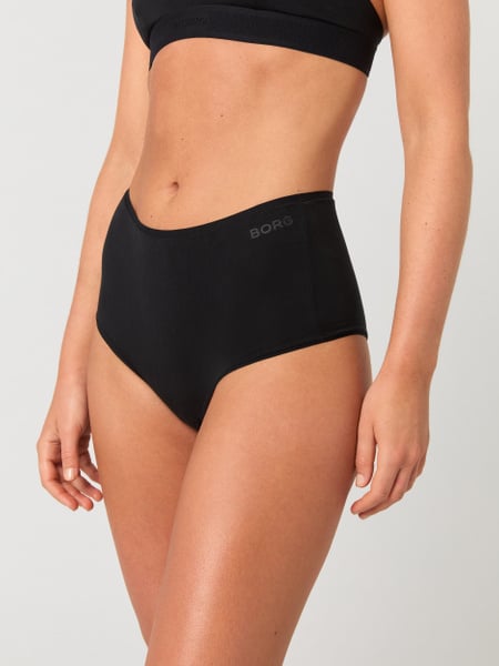 Björn Borg Core Lyocell Highwaist Brief 1-pack Sort, XXL