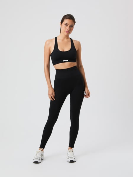 Björn Borg Studio Seamless Ribbed Tights Sort, S