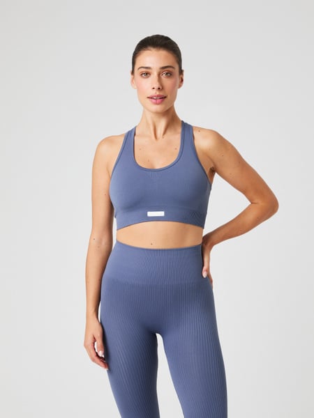 Björn Borg Studio Low Seamless Sports Bra Blå, M