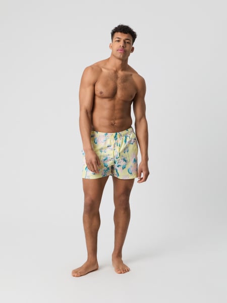 Björn Borg Borg Print Swim Shorts Gul, M