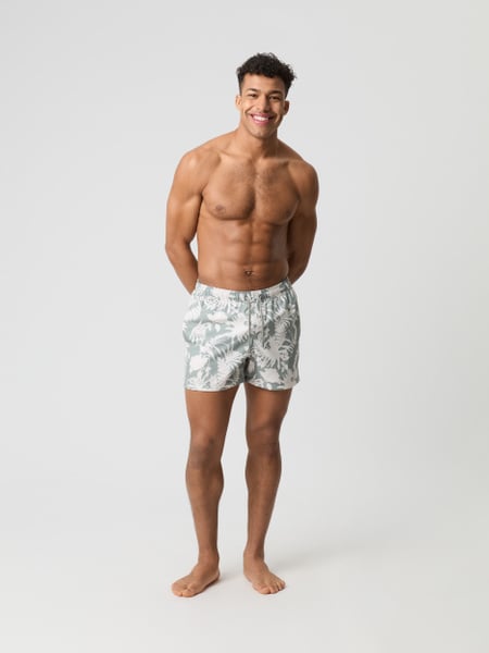 Björn Borg Borg Print Swim Shorts Grøn, M