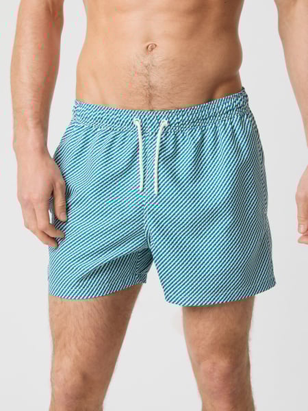 Björn Borg Borg Print Swim Shorts Blå, S
