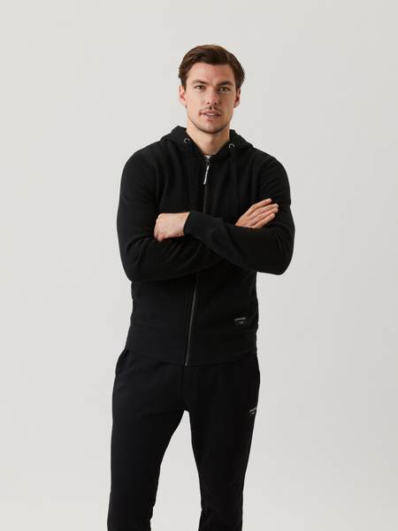 Björn Borg Centre Zip Hood Sort, XL