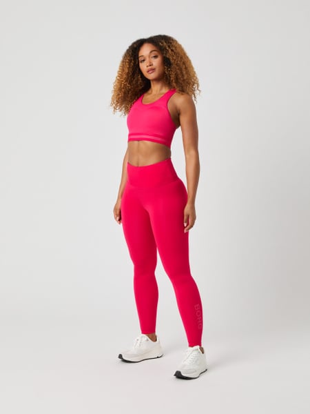Björn Borg Borg Logo Tights Pink, XS