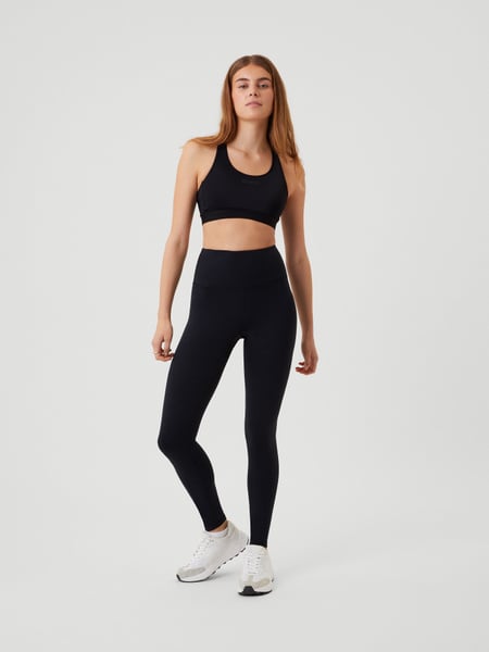 Björn Borg Studio High Waist Comfort Tights Sort, S