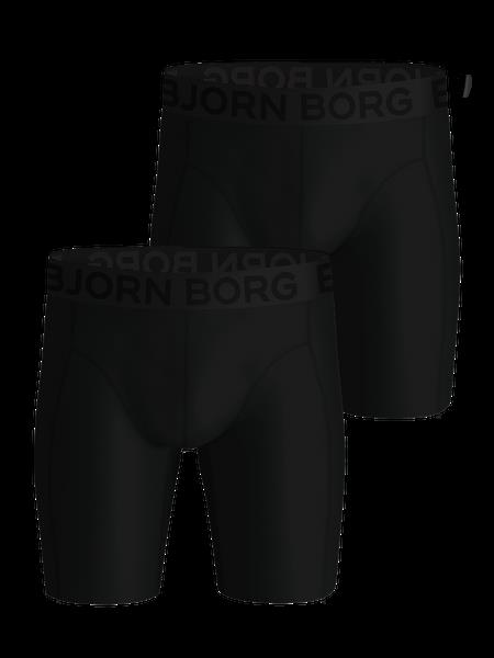 Björn Borg Sports Lightweight Long Leg Boxers 2-pack Sort, XXL