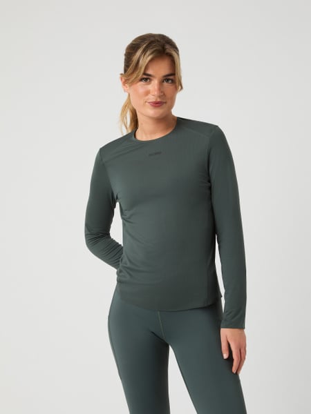 Björn Borg Borg Running Feather Long Sleeve T-shirt Grøn, S