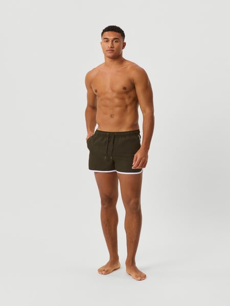 Björn Borg Borg Retro Swim Shorts Grøn, S