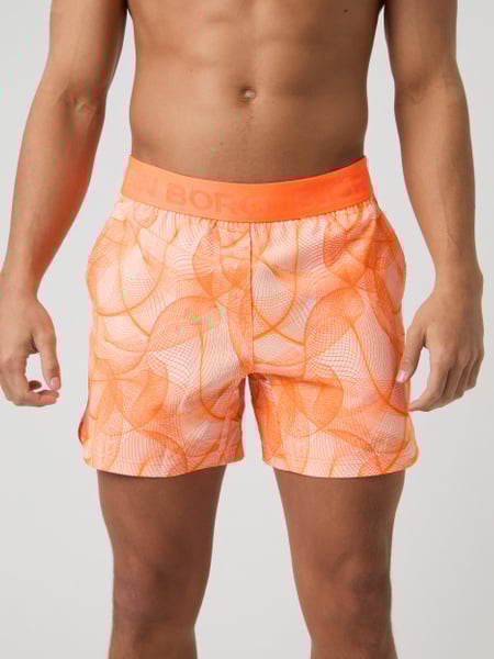 Björn Borg Ace Printed Short Shorts Orange, M