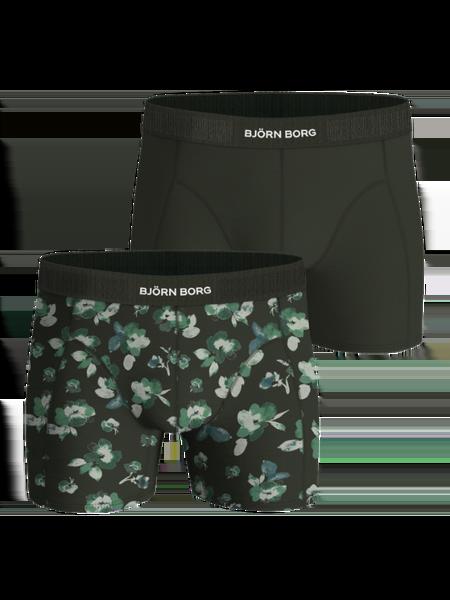 Björn Borg Organic Cotton Stretch Boxers 2-pack Grøn, S