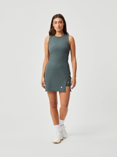 Björn Borg Ace Rib Dress Grøn, L