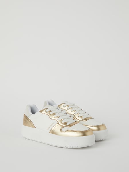 Björn Borg Women's Matt Metallic Sneakers T2400 Hvid, 40