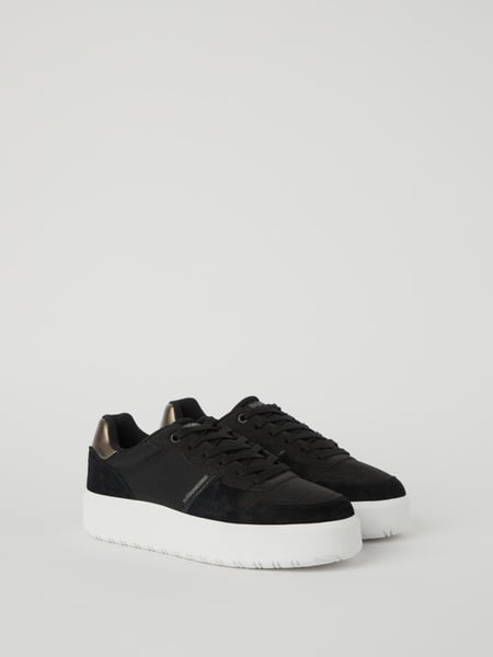 Björn Borg Women's Nylon Metallic Sneakers T2400 Sort, 37