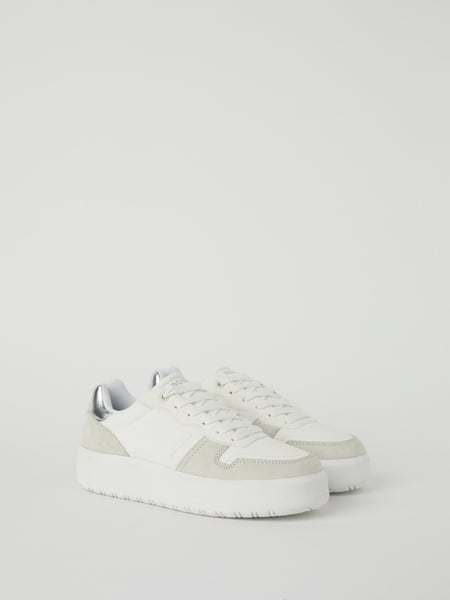 Björn Borg Women's Nylon Metallic Sneakers T2400 Hvid, 40