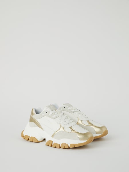 Björn Borg Women's Matt Metallic Sneakers R2600 Hvid, 38