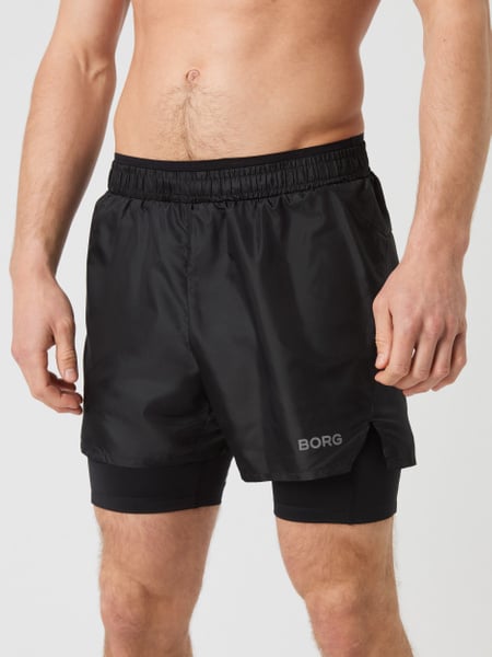Björn Borg Borg Running Shorts 2 In 1 Sort, S