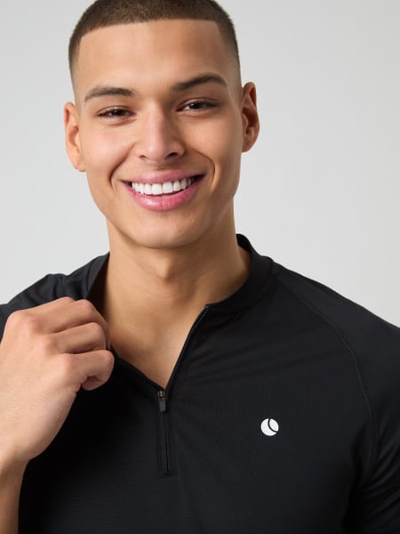 Björn Borg Ace Zip Polo Shirt Sort, L