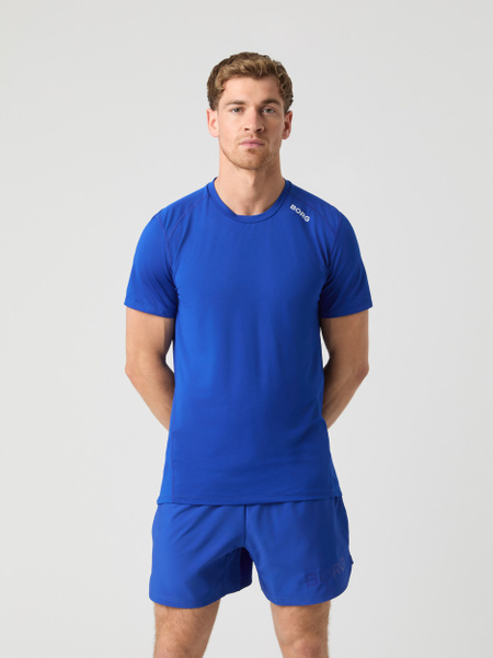 Se Björn Borg Borg Athletic T-shirt Blå, XXL hos Björn Borg