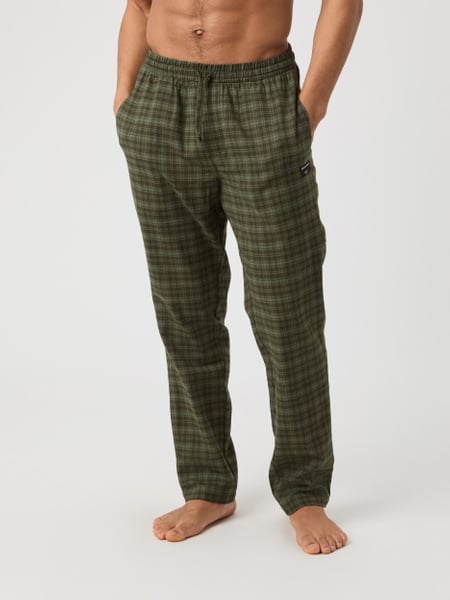 Björn Borg Core Flannel Pyjama Pants Grøn, XL