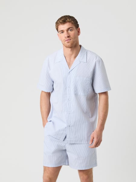 Björn Borg Core Resort Pyjama Shirt Blå, M