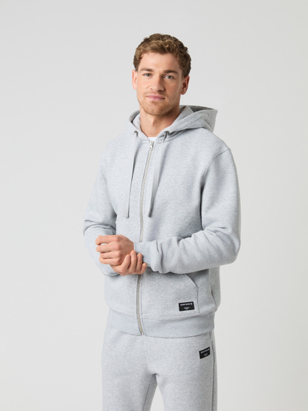 Björn Borg Centre Zip Hoodie Grå, XXL