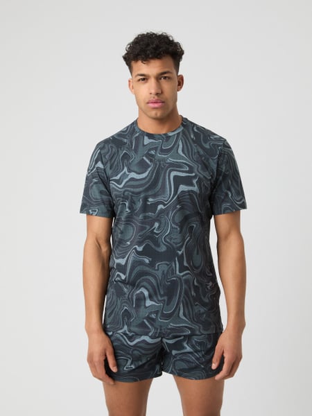 Björn Borg Borg Running Perforated T-shirt Grå, S