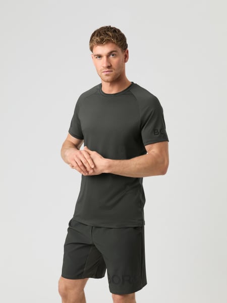 Björn Borg Borg Mesh Panel T-shirt Grøn, XL