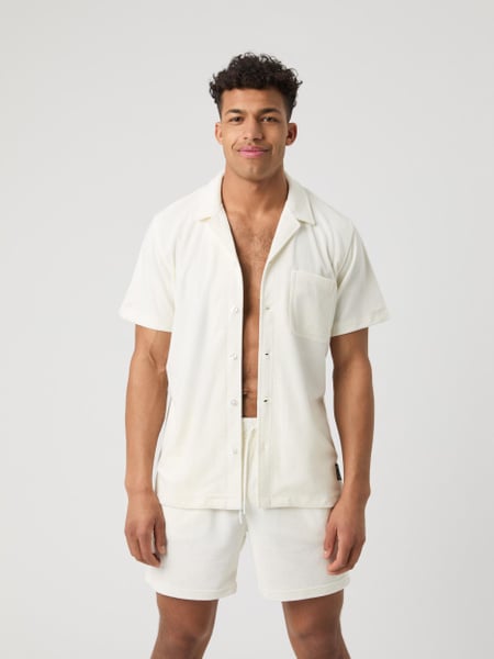 Björn Borg Borg Toweling Pool Shirt Hvid, XL