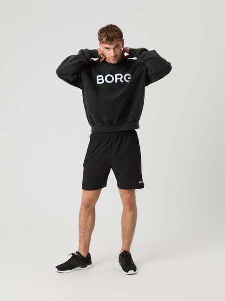 Björn Borg Borg Oversized Logo Sweatshirt Sort, XXL