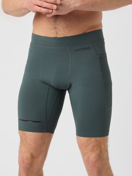 Björn Borg Borg Running Short Tights Grøn, XL