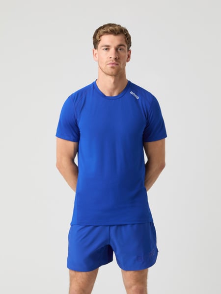 Se Björn Borg Borg Athletic T-shirt Blå, L hos Björn Borg