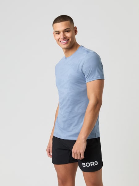 Björn Borg Borg Performance T-shirt Blå, XL
