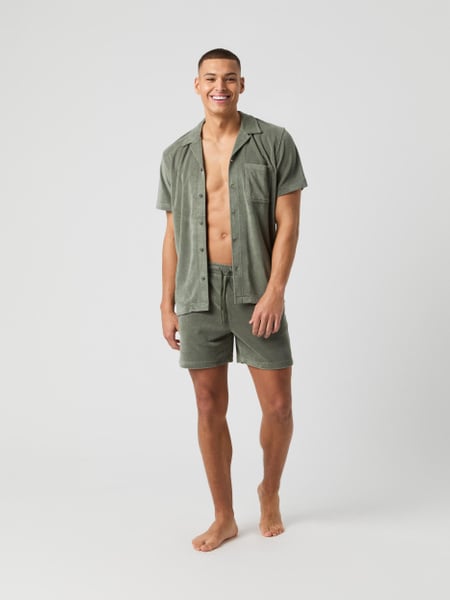 Björn Borg Borg Toweling Pool Shorts Grøn, M