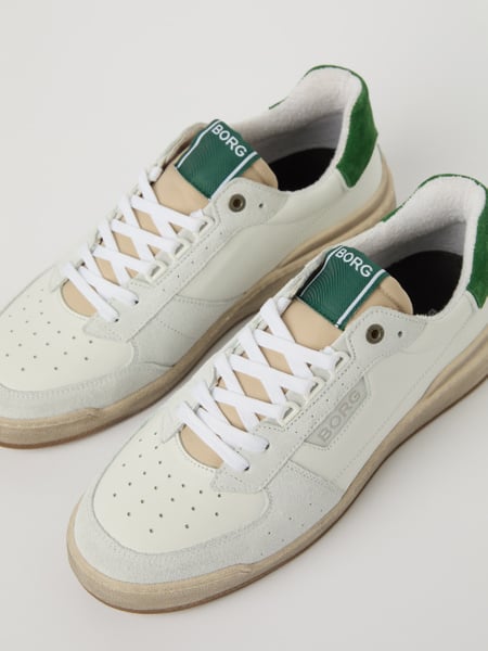 Björn Borg Men’s Leather Sneakers T3200 Hvid, 43