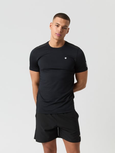 Björn Borg Ace Mesh Panel T-shirt Sort, XL