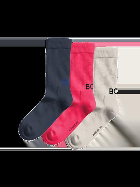 Björn Borg Core Polyamide Crew Socks 3-pack Multi, 36-40