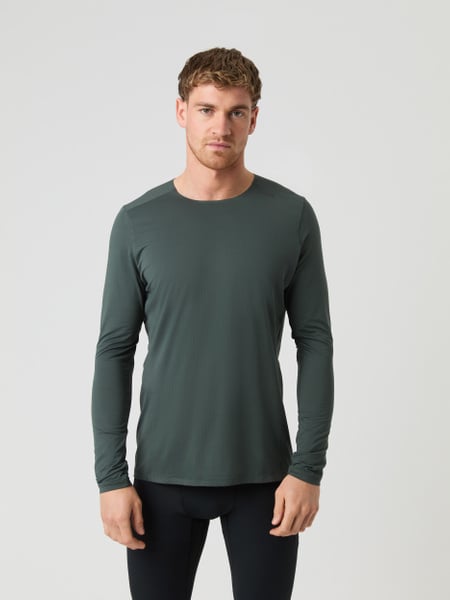 Björn Borg Borg Running Feather Long Sleeve T-shirt Grøn, S