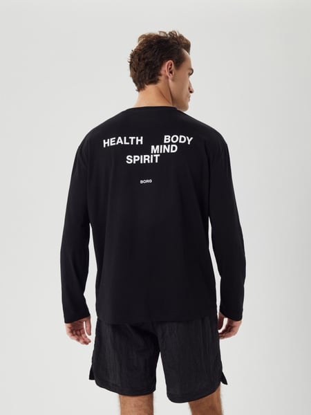 Björn Borg Borg Gym Long Sleeve T-shirt Sort, S