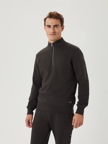 Björn Borg Centre Half Zip Grøn, XXL