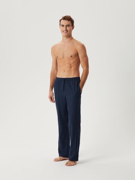 Björn Borg Core Soft Flannel Pyjama Pants Blå, M