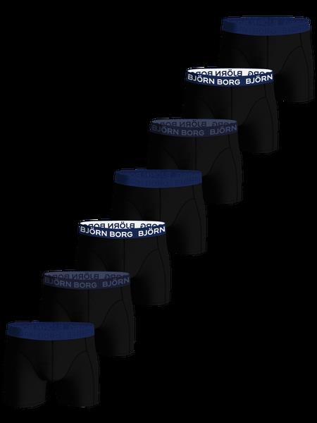 Björn Borg Cotton Stretch Boxer 7-pack Sort, XL