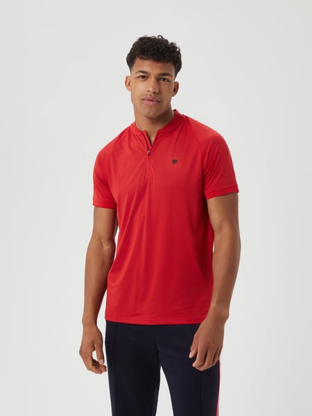 Björn Borg Ace Performance Zip Polo Rød, S