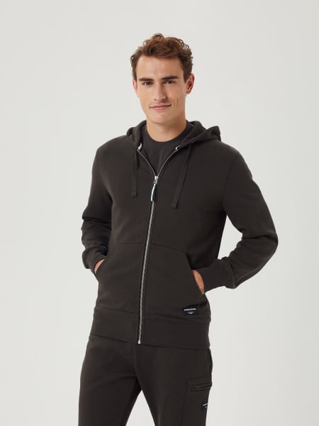 Björn Borg Centre Zip Hoodie Grøn, XL